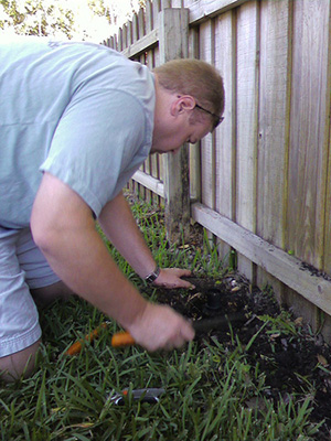 Sam, one of our Guelph irrigation repair pros was called to repair a broken valve